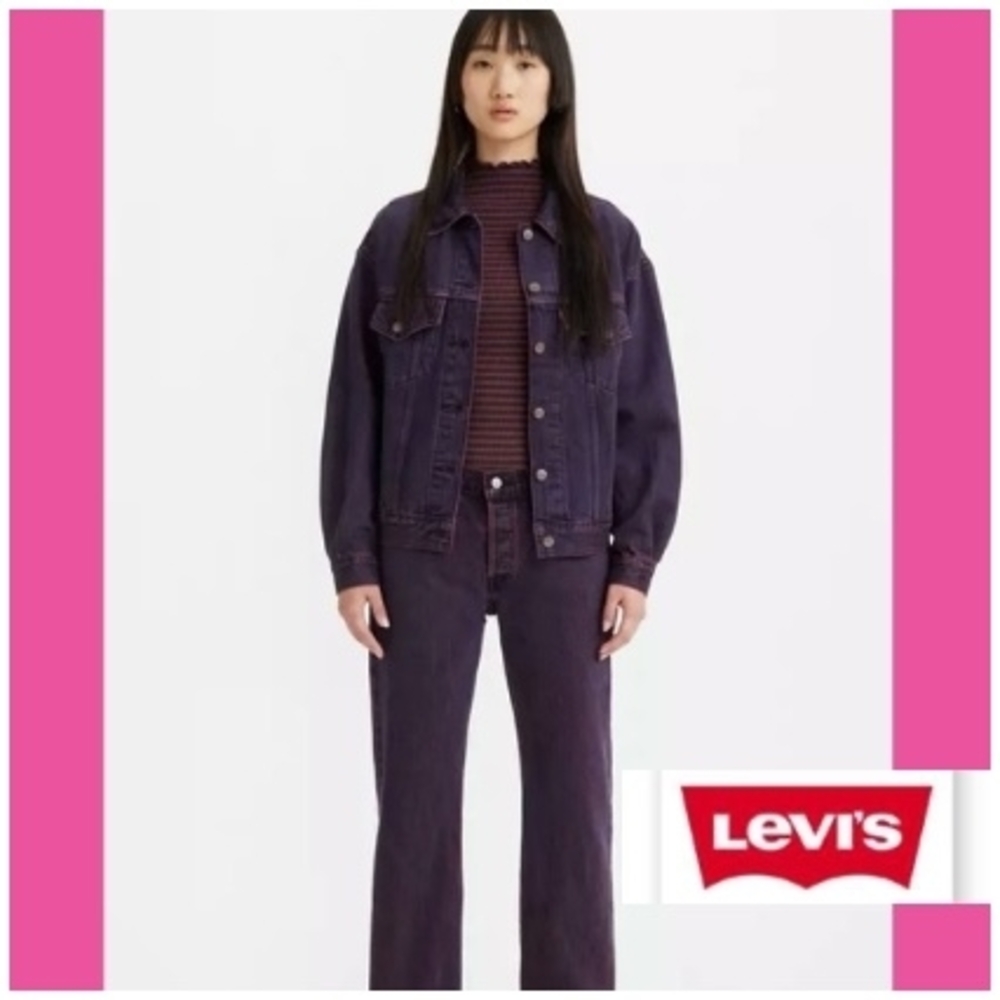 LEVI'S | 501 90s Purple Denim Wash Jeans 23Wx32L